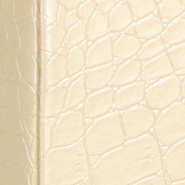 Szkatułka na biżuterię ekoskóra 17,5x14x12,5 cm ecru organizer z przegródkami