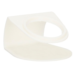 Miska dla psa i kota z antypoślizgową podstawką i uszami biała