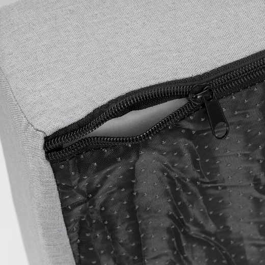 Schodki dla psa do łóżka 40 cm podest, rampa 4-stopniowa, szara