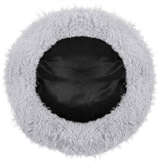 Legowisko dla kota 120cm, pluszowe posłanie szary