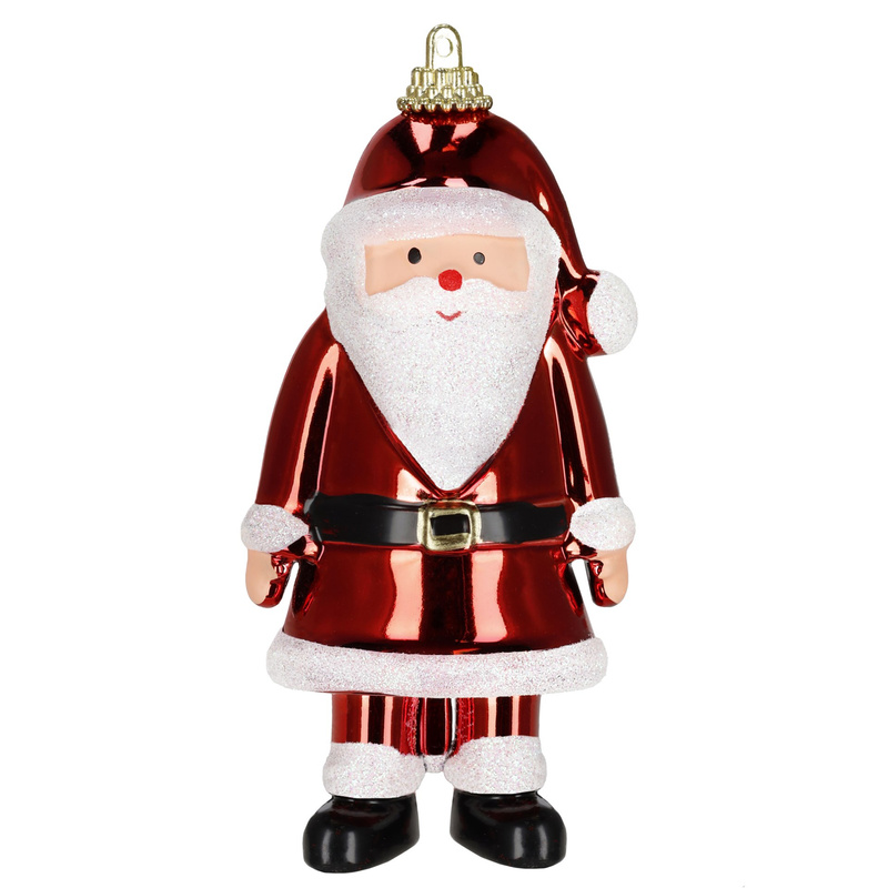 Bombka choinkowa Mikołaj 13 cm ozdoba świąteczna do stroika, nietłukąca