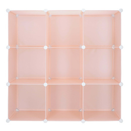 Szafka modułowa dla dzieci 110x110x37 cm organizer dziecięcy 9 półek