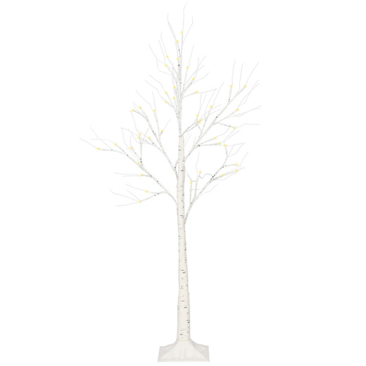 Świecące drzewko 150 cm brzoza 72 Led drzewko świąteczne