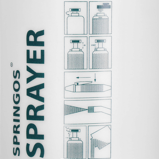 Opryskiwacz ciśnieniowy do roślin, spryskiwacz ogrodowy ręczny 8l