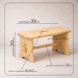 Taboret drewniany, krzesło ogrodowe do plewienia, wielofunkcyjny stołek, podest