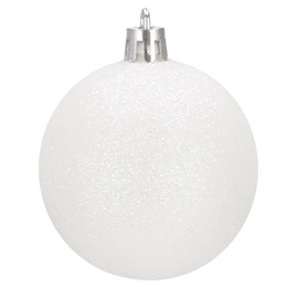 Bombki choinkowe 30 szt. ozdoby świąteczne biały