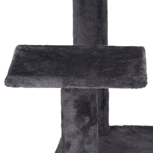 Drapak dla kota sizal 6-poziomowy słupek z zabawką 121 cm