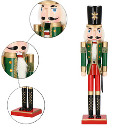 Dziadek do orzechów 60 cm drewniany żołnierzyk multikolor, figurka świąteczna