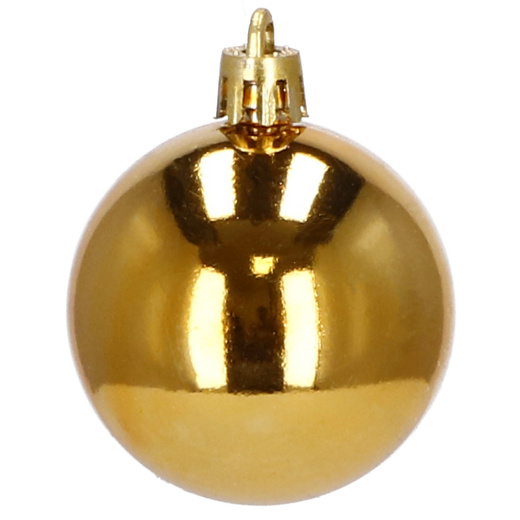 Bombki choinkowe 77 szt. ozdoby świąteczne złoty