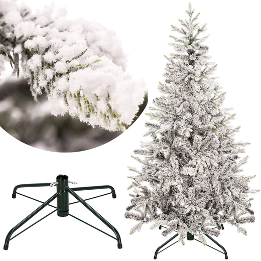 Choinka sztuczna premium 250 cm świerk ośnieżony drzewko bożonarodzeniowe PE