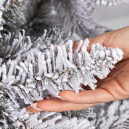 Choinka sztuczna 180 cm świerk ośnieżony drzewko bożonarodzeniowe