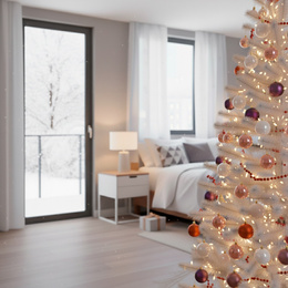 Bombki choinkowe 24 szt. zestaw dekoracji świątecznych 6,5 cm nietłukące