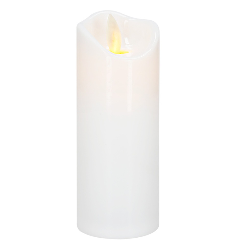 Świeczka elektryczna LED 13,5 cm ruchomy płomień wkład do znicza na baterie