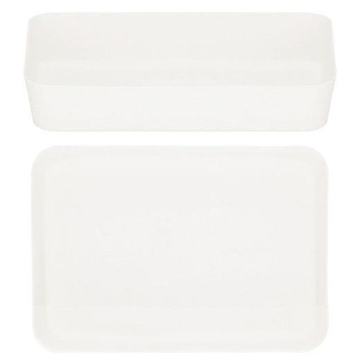 Pojemnik do szuflady 26x18cm wielofunkcyjny wkład, organizer kremowy