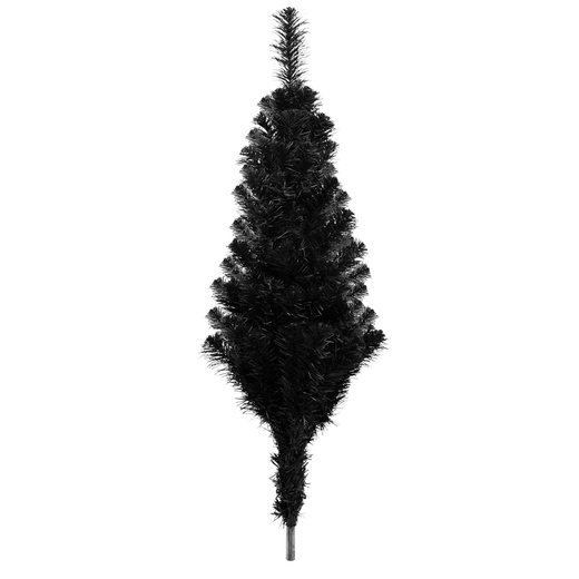 Choinka sztuczna 180 cm jodła czarna nowoczesna, ze stojakiem