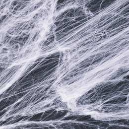 Dekoracja na Halloween pajęczyna z 2 pająkami 20g ozdoba sieć pajęcza 1,9 m