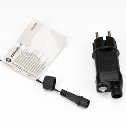 Wieniec świetlny 40 cm stroik świateczny na drzwi 300 LED ciepły biały