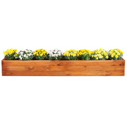 Skrzynia na warzywa drewniana 200x84x26,5 cm wysoki warzywniak zielnik impregnowany