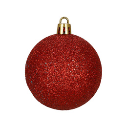 Bombki choinkowe 40 szt. zestaw dekoracji świątecznych, nietłukące, czerwone