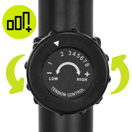 Rower stacjonarny, magnetyczny 8 poziomów oporu, rowerek treningowy z czujnikiem tętna