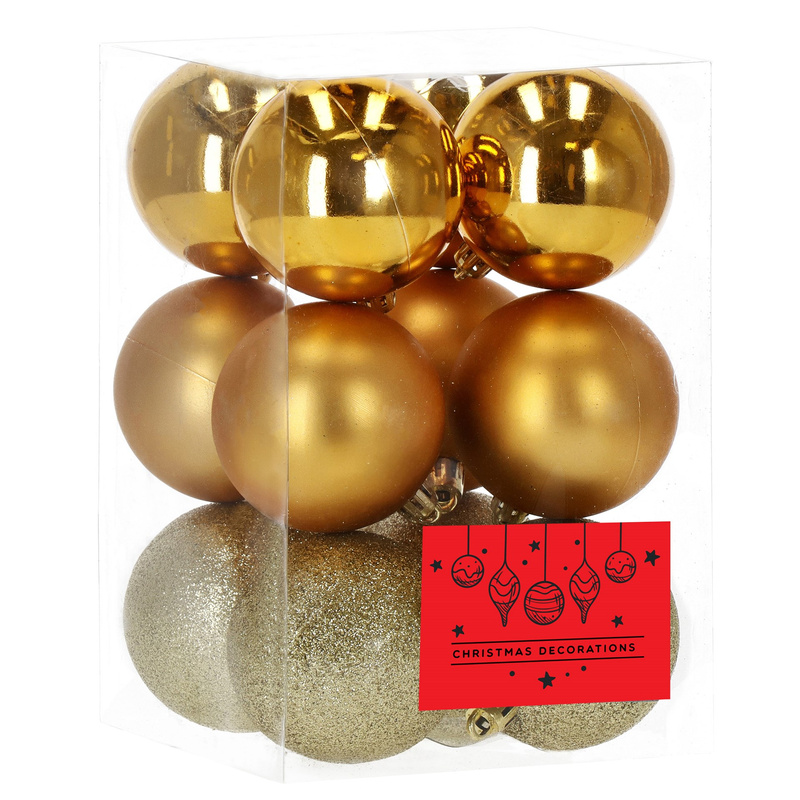 Bombki choinkowe na choinkę zestaw 12 szt.