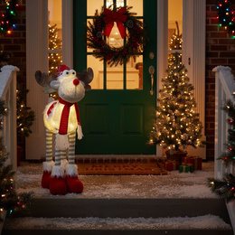 Świąteczny renifer 52 cm figurka ozdoba na święta