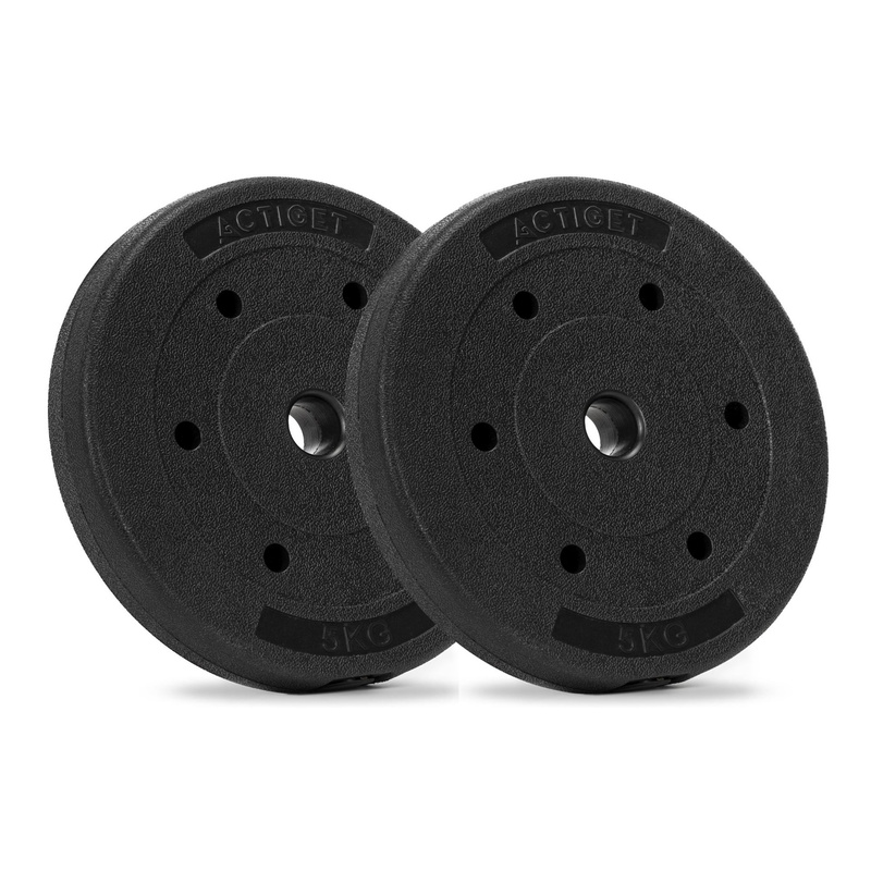 Obciążenie bitumiczne 5 kg 2szt. talerz kompozytowy 29 mm krążek do sztangi hantli