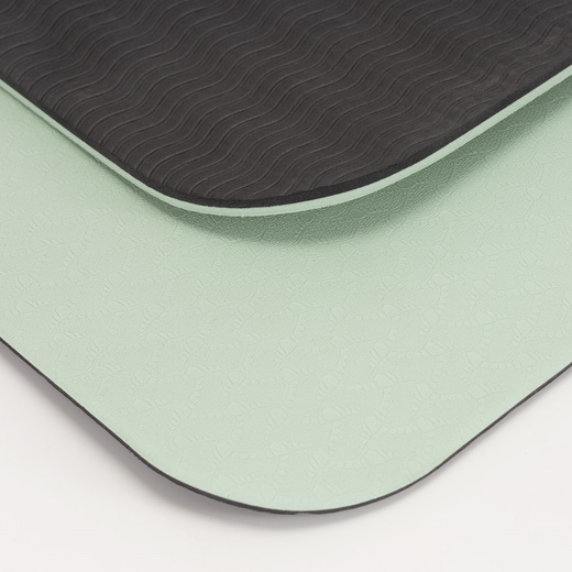 Mata do jogi, ćwiczeń fitness 183x61 cm antypoślizgowa, materac do stretchingu miętowy