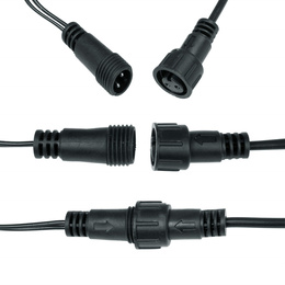 Kurtyna świetlna 500 led girlanda, lampki zewnętrzne sople ciepły biały + flash