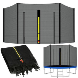 Siatka do trampoliny zewnętrzna 6FT 180 cm 6 słupków