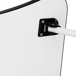 Stolik pod laptopa z miejscem na kubek i tablet, składana podstawka na komputer czarna