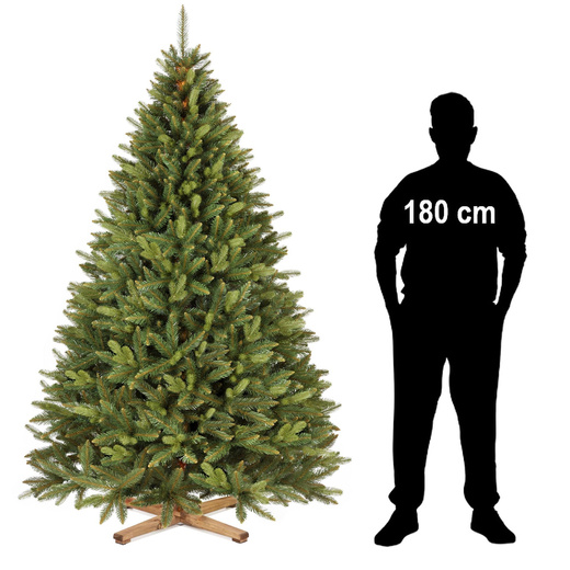 Choinka sztuczna 180 cm Premium Royal Trees świerk syberyjski z drewnianym stojakiem