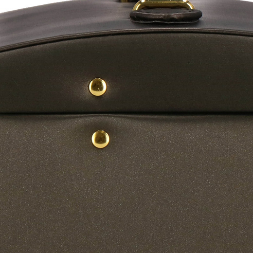 Szkatułka na biżuterię ekoskóra 17,5x14x12,5 cm brązowy organizer z przegródkami