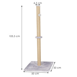 Drapak dla kota sizal słupek z zabawką 103,5 cm