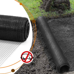 Siatka na krety 2 m x 300 m przeciw kretom, nornicom 30g/m2