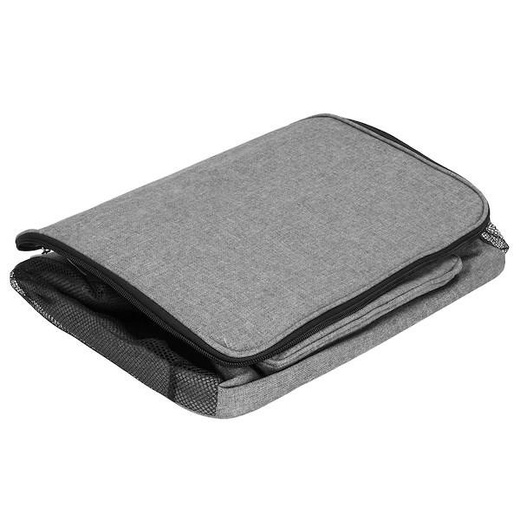 Torba termiczna 42x28x32 cm kosz termiczny piknikowy na jedzenie szary