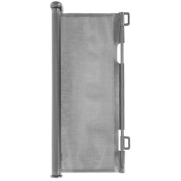 Bramka zabezpieczająca na schody 80 cm zwijana roleta do drzwi barierka ochronna szara