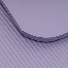 Mata do jogi, ćwiczeń fitness 183x61 cm antypoślizgowa, materac do stretchingu fioletowy