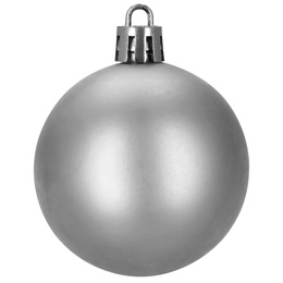 Bombki choinkowe 100 szt. zestaw dekoracji świątecznych zawieszki nietłukące srebrne