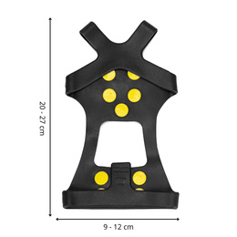 Raczki na buty turystyczne, nakładki kolce rozmiar 36-40 czarne