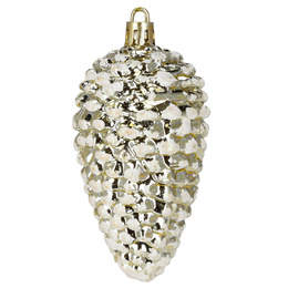 Bombki choinkowe 40 szt. ozdoby kule, lizaki, szyszki, laski cukrowe nietłukące złote