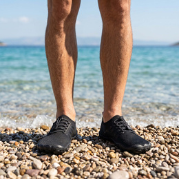 Buty do wody męskie rozm. 44 szybkoschnące buty na plażę, do pływania czarne