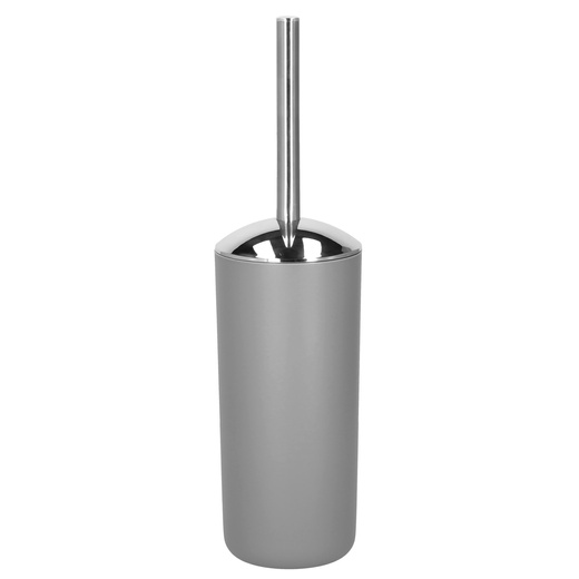 Zestaw łazienkowy 6w1 akcesoria do wc łazienki loft szczotka kubki kosz dozownik szary