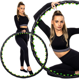 Hula hop z masażerem 100 cm magnetyczne wypustki 