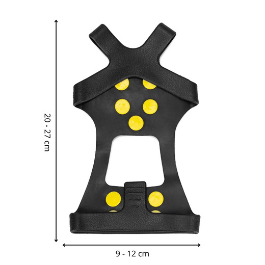 Raczki na buty turystyczne, nakładki kolce rozmiar 36-40 czarne