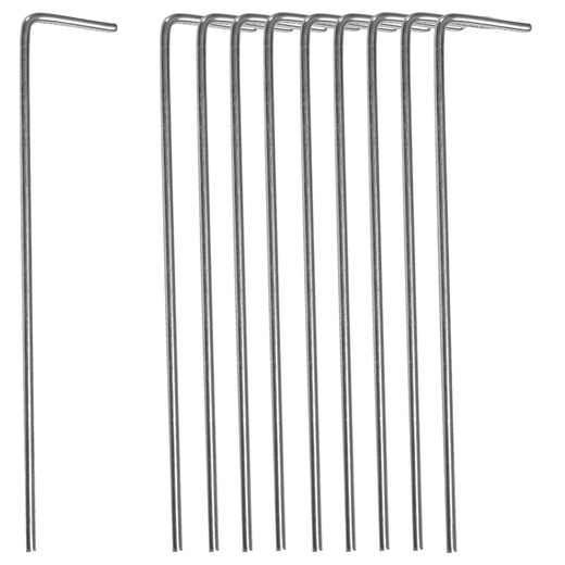 Śledzie do namiotu 10 szt. 17,5 cm stalowe szpilki namiotowe