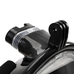 Maska do nurkowania L/XL pełnotwarzowa, z rurką, AntiFog, DryTop do snorkelingu regulowana