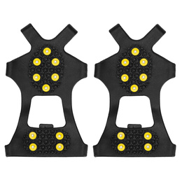 Raczki na buty turystyczne, nakładki kolce rozmiar 35-38 czarne