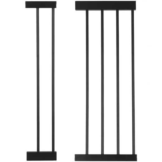 Bramka zabezpieczająca schody 75-124 cm bramka rozporowa brązowo-czarna