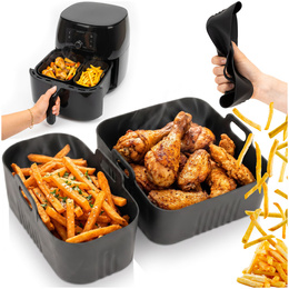 Wkład silikonowy do Airfryer 1,5/3 L zestaw 2 szt. do frytkownicy beztłuszczowej